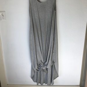 Gray maxi dress